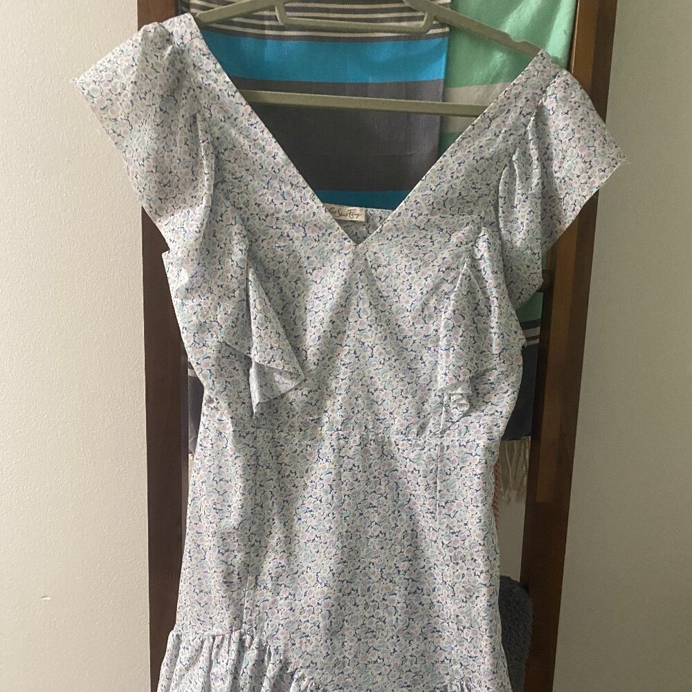 LoveShackFancy mini floral dress